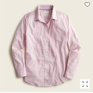 J. Crew Factory Slim fit cotton voile tuxedo shirt BB213 6